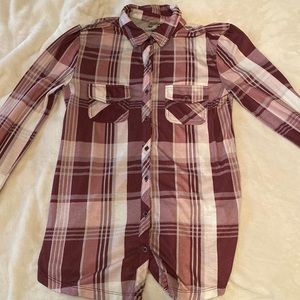Pink and White Flannel